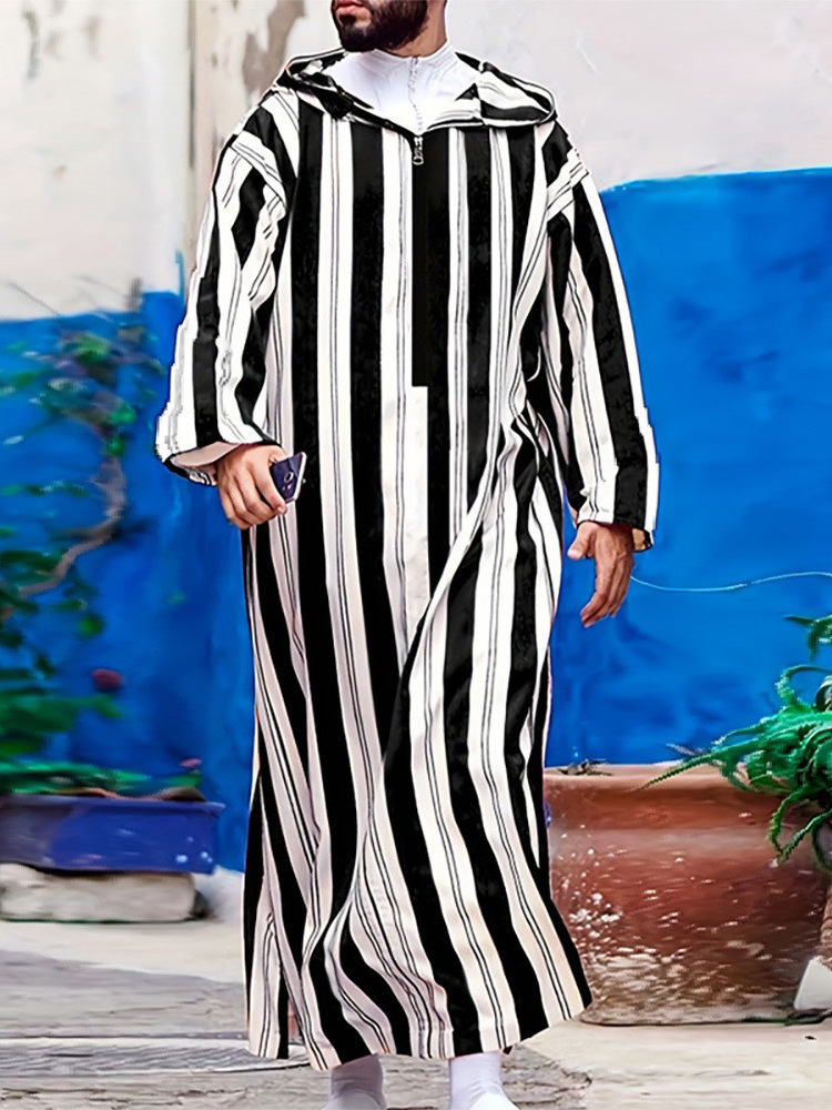 2025 New Spot Embroidered Robe Side Pockets 1133980