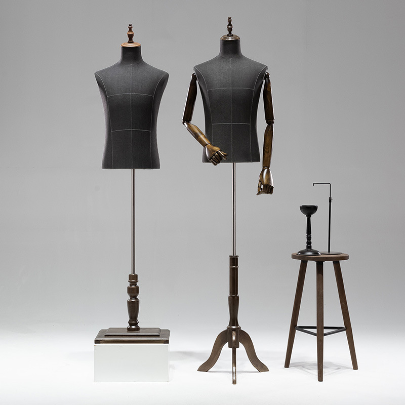 Clothing store model props men's full body mannequin half body suit dress window dummy mannequin display stand