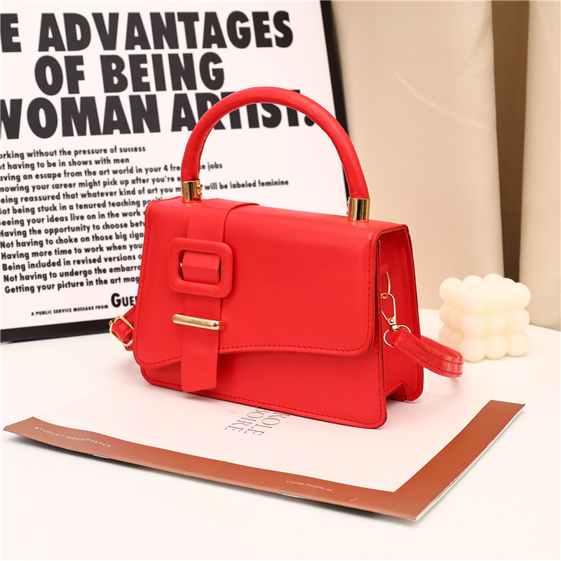 2026 spring new belt braided rope small square bag fashionable embossed stone pattern armpit women's bag single shoulder crossbody bag