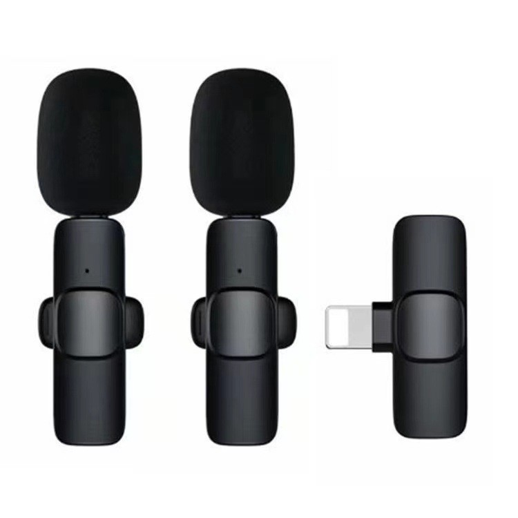 Cross-border wireless lavalier microphone outdoor video live broadcast k8 k9 one to two mobile phone microphone recording wireless microphone