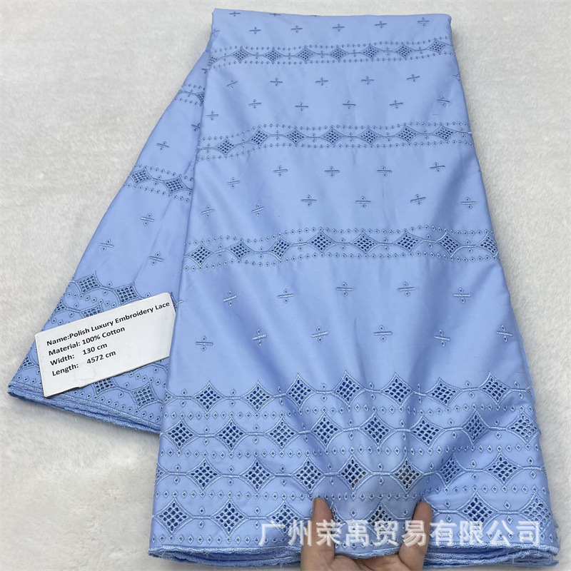 High Quality Polish Fabric 100% Cotton Lace
