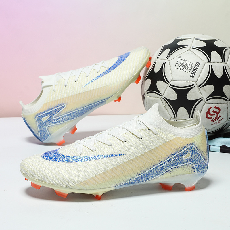 Cross-border new football shoes for men and women low-top AG long nails outdoor grass TF broken nails professional football shoes wholesale in stock