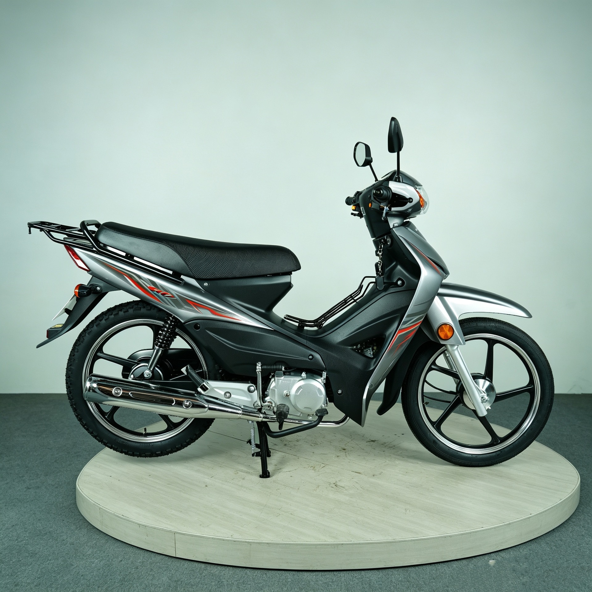 UD110 classic curved beam fuel motorcycle, high endurance and low fuel consumption, urban and rural travel, home commuting, foreign trade export